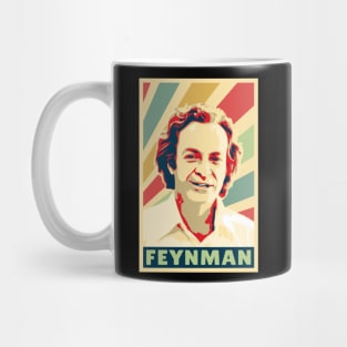 Richard Feynman Vintage Colors Mug